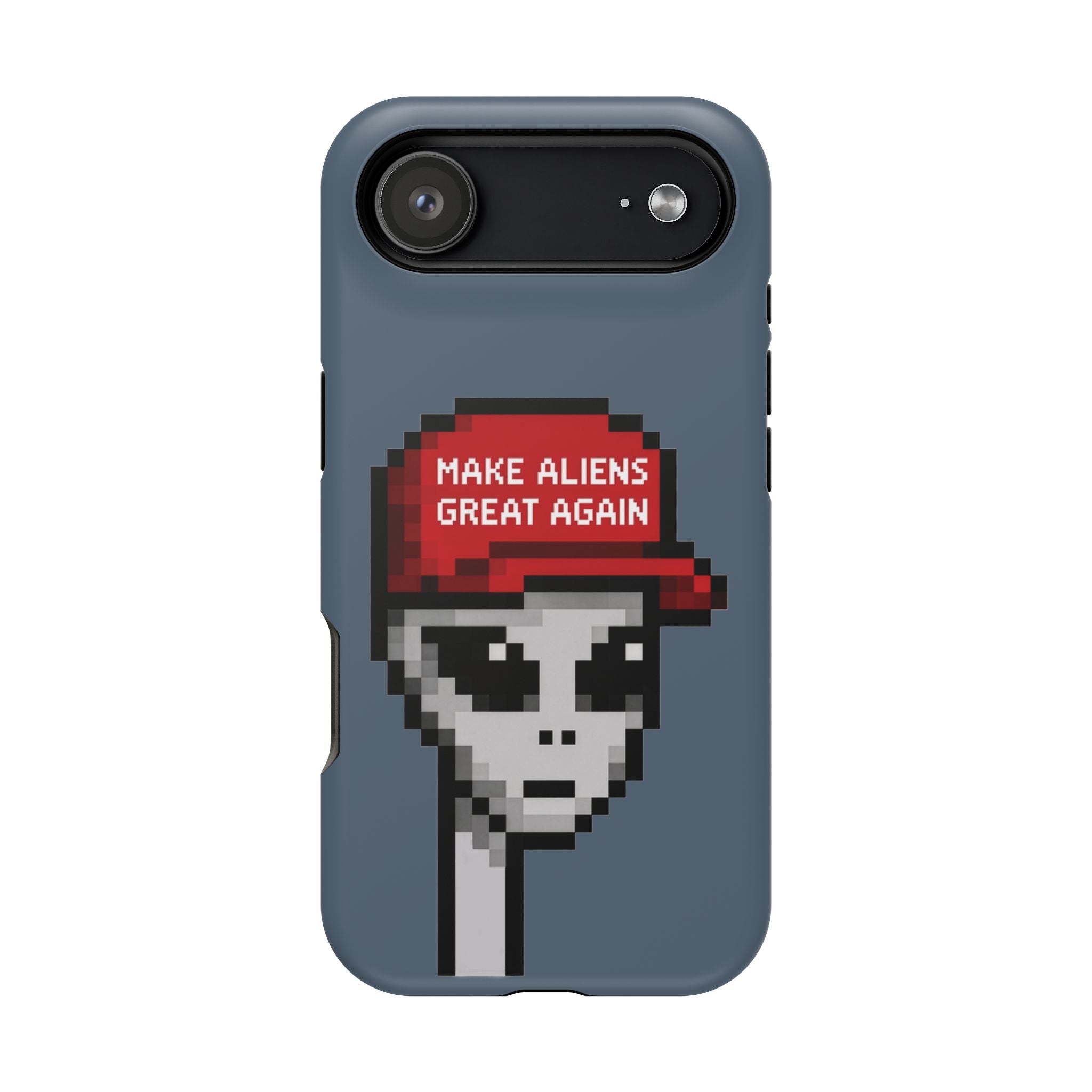 MAGA phone case – front and back flat lay
