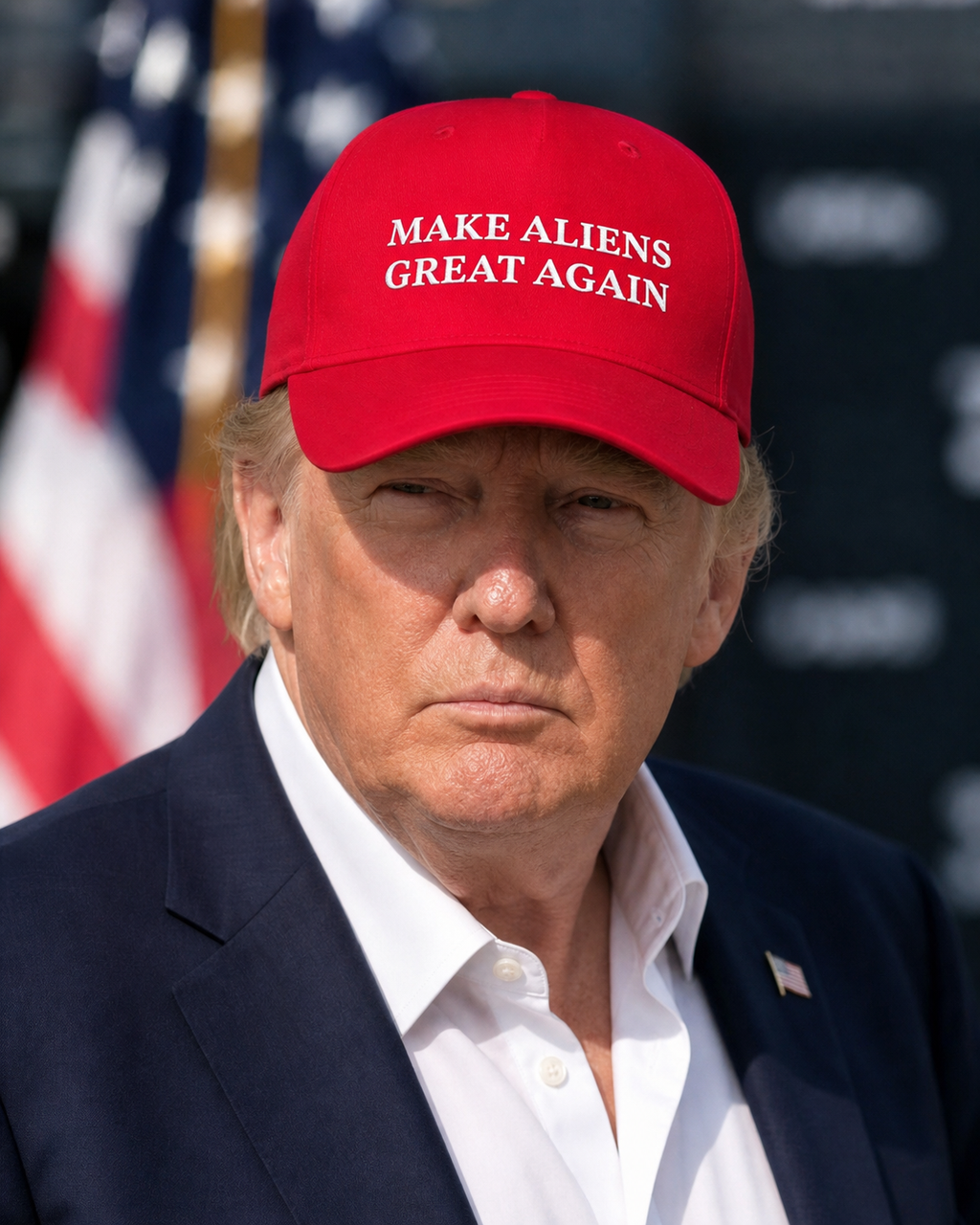 THE MAKE ALIENS GREAT AGAIN DAD HAT