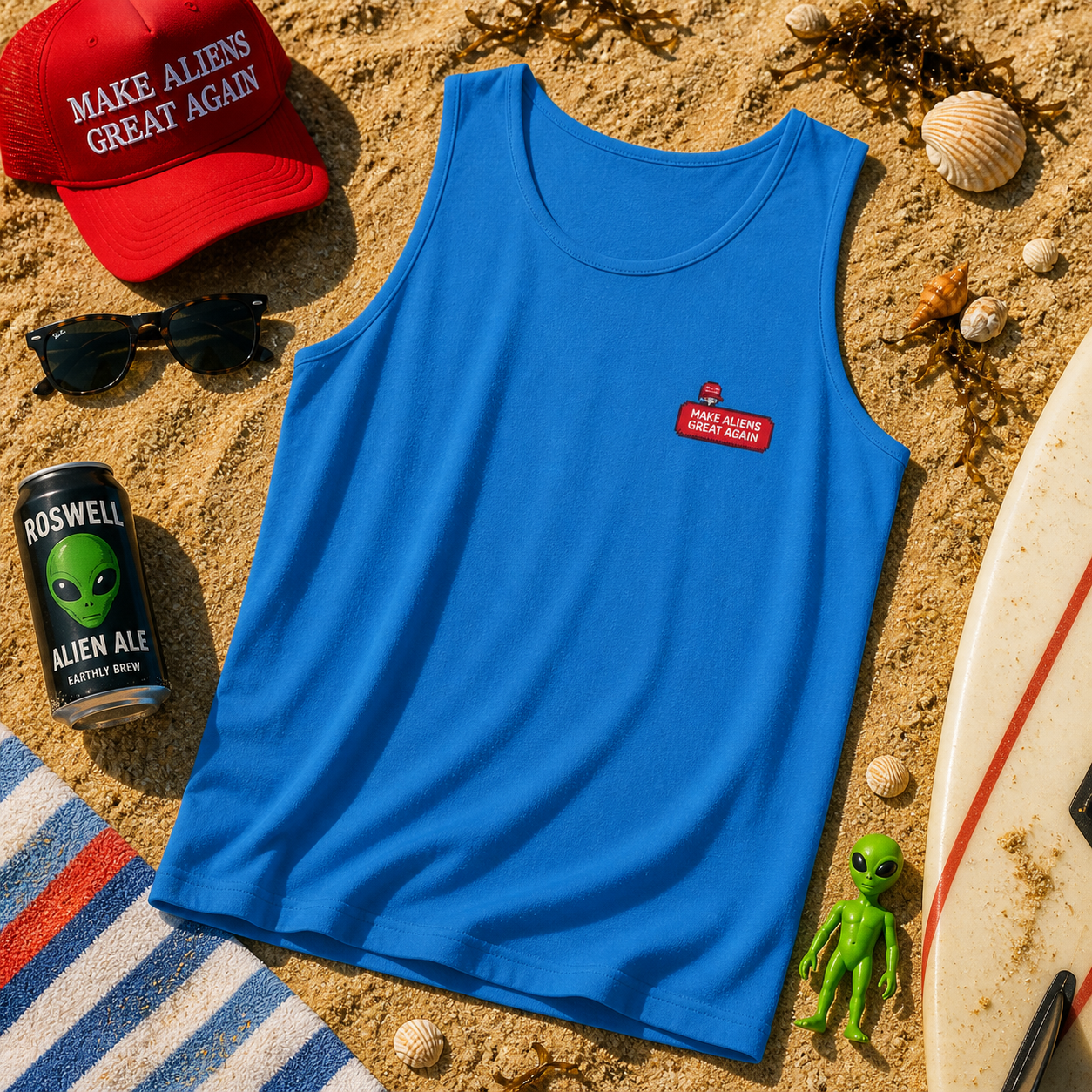 $MAGA Tank in Royal Caribe — front view