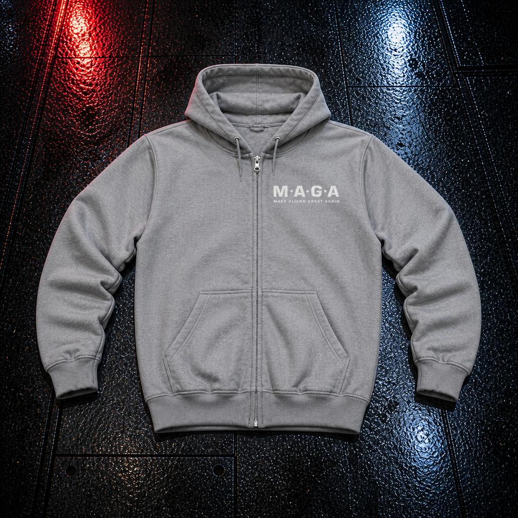 $MAGA Full-zip in Sport Grey — side view