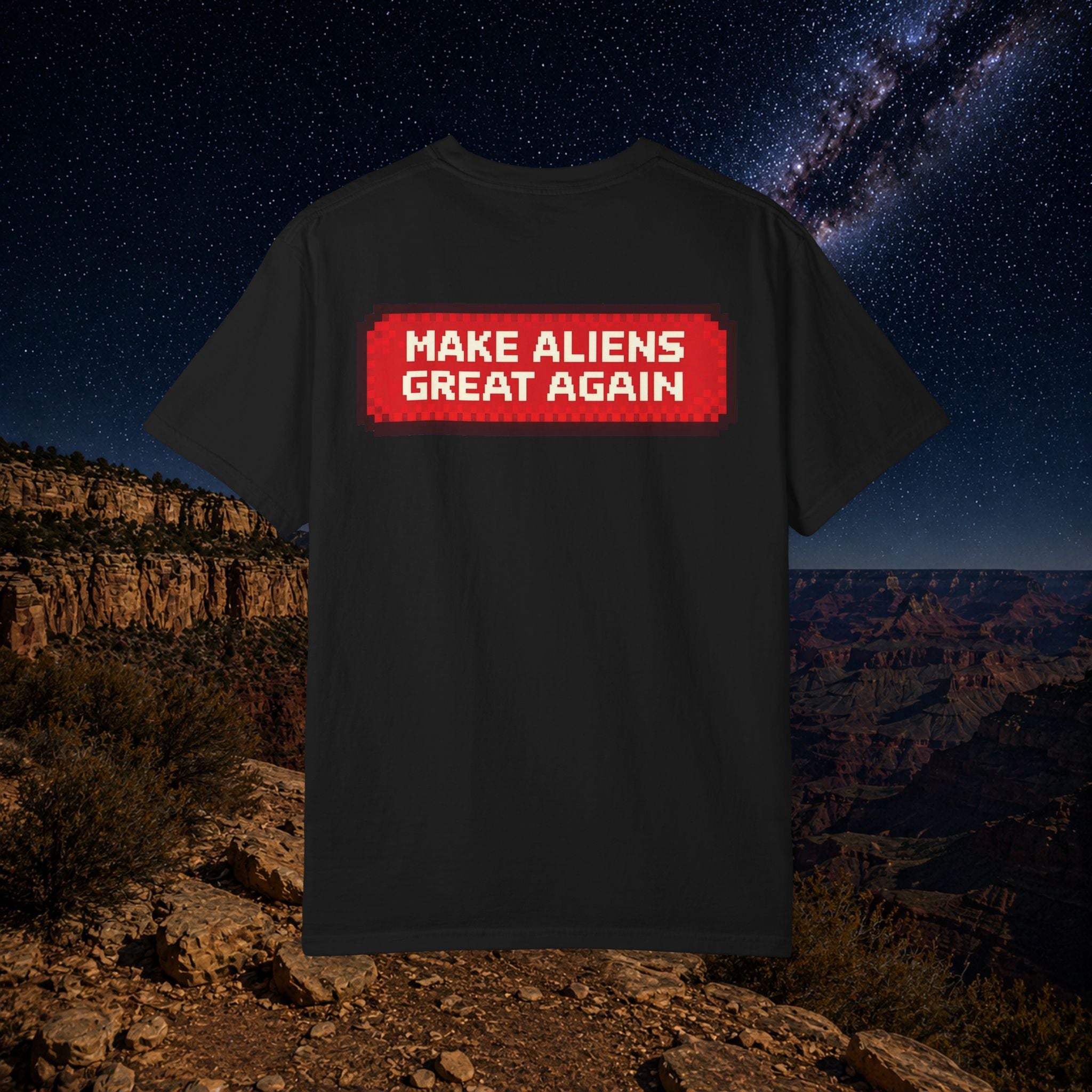 Shirt + Hat Bundle in Black — back view