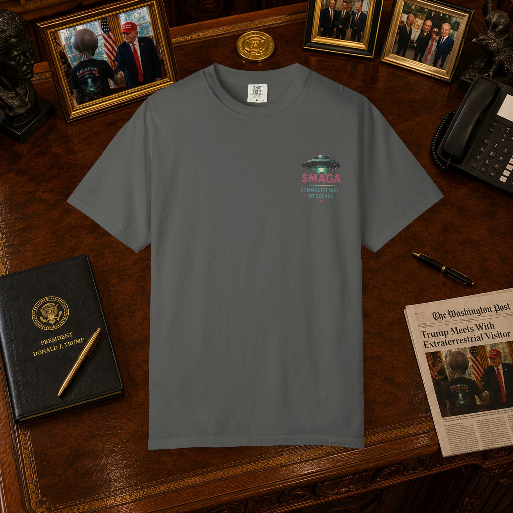 Tour Shirt in Pepper — front view