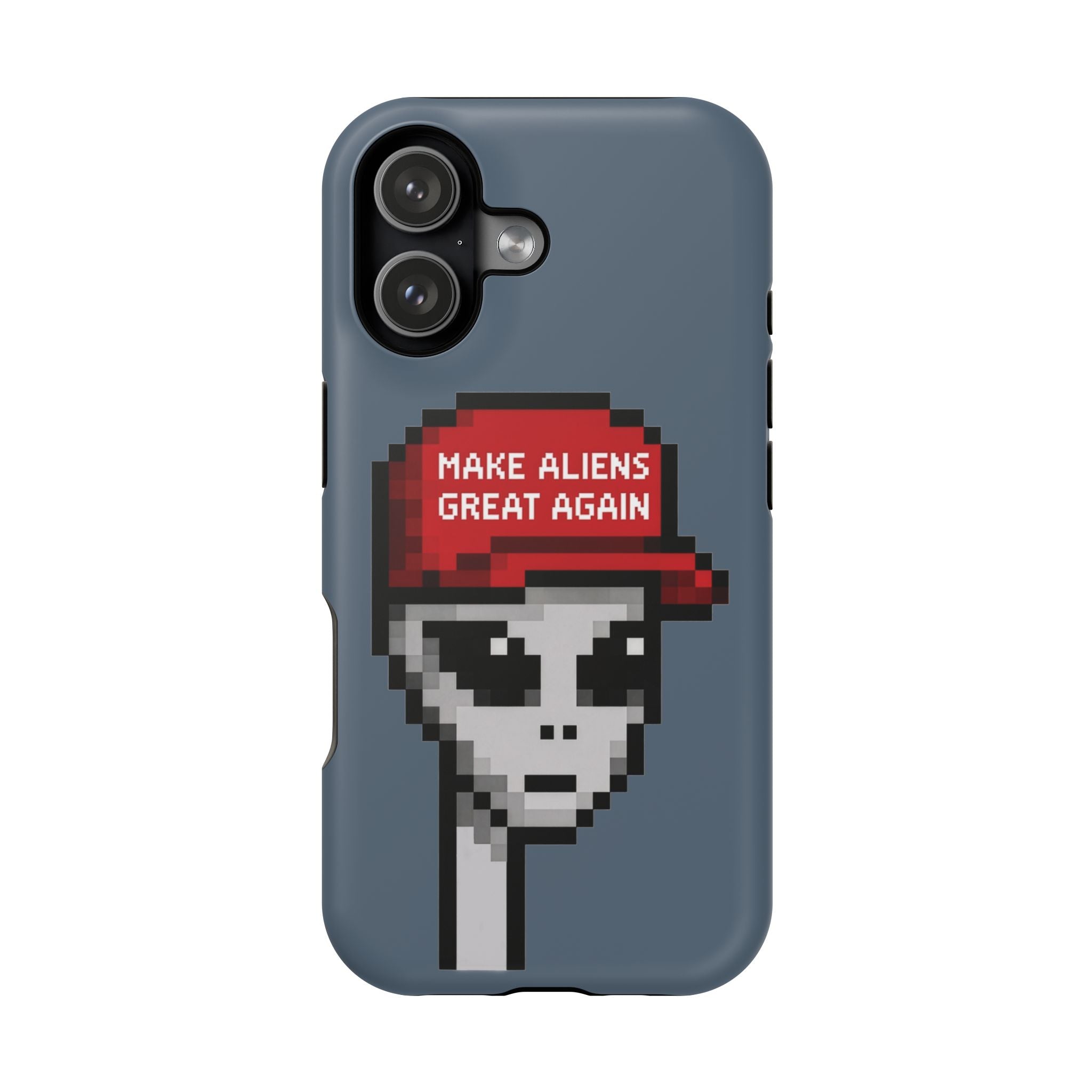 MAGA phone case – side angle showing case thickness
